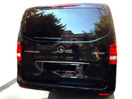 Mercedes Vito/V-class W447 2014- Moldura estrecha de acero inoxidable sobre la matrícula foto 1