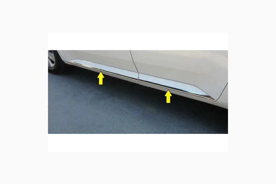 Opel Insignia 2008-2017 Molduras de puerta acero inoxidable (4 uds.) Image