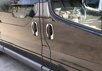 Nissan Primastar 2002-2014 Cubiertas de manijas (4 uds, acero inoxidable) foto 1