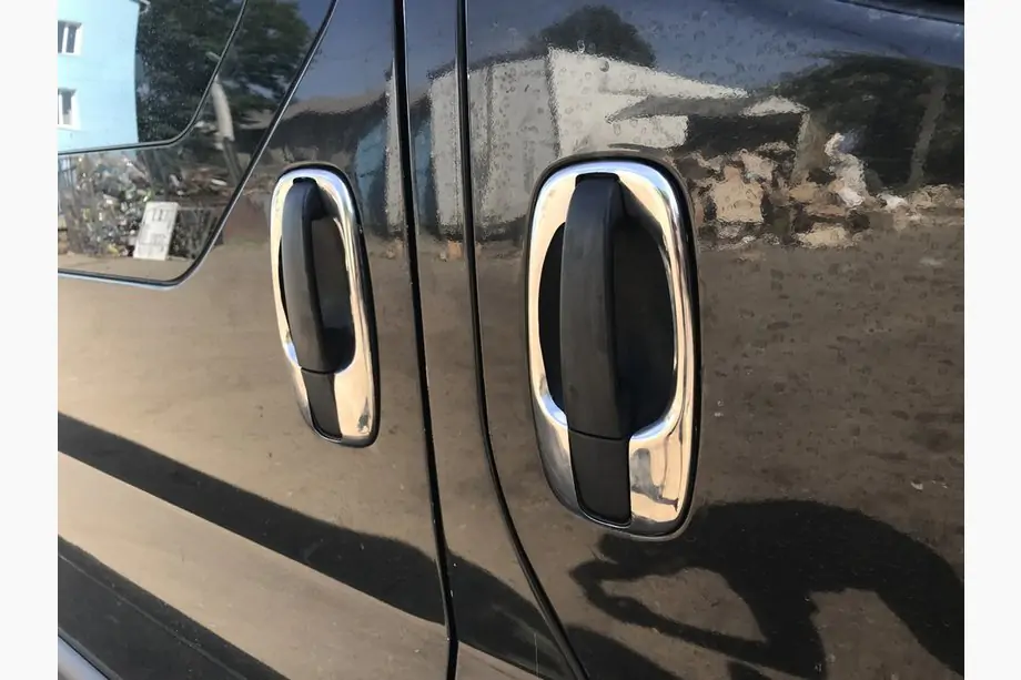 Opel Vivaro 2001–2015 Embellecedores de manillas (4 uds, acero inoxidable) Foto 1