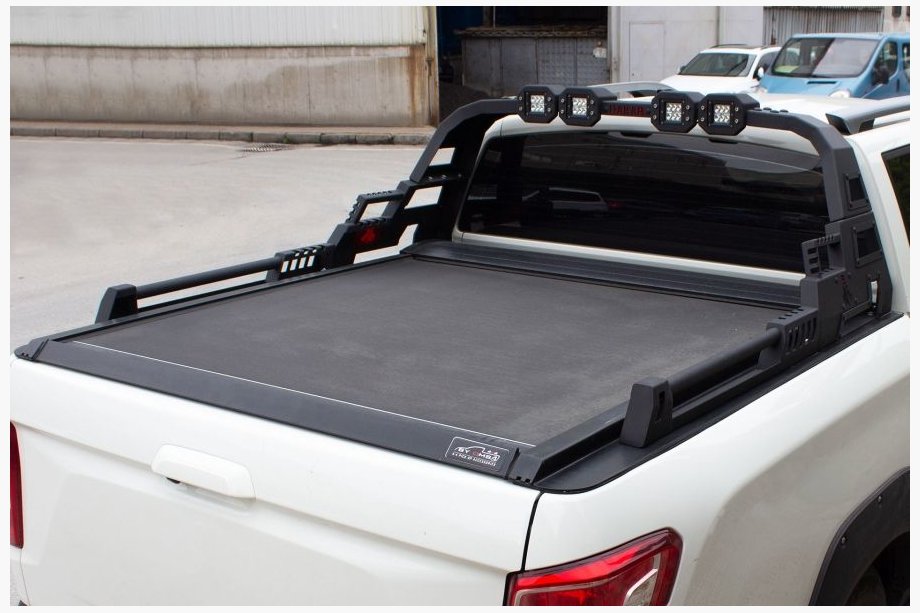 Mitsubishi L200 2006-2015 Barra Dakar con LED (para cubiertas enrollables) Image