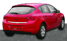Opel Astra J 2009-2015 Moldura maletero acero inoxidable foto 1