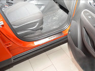 Opel Mokka 2012-2021 Cubiertas de Umbral Nataniko (4 uds., Acero Inoxidable) foto 1