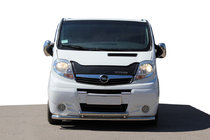 Opel Vivaro 2001–2015 Defensa Delantera ST014/2 (Acero Inoxidable) foto 1