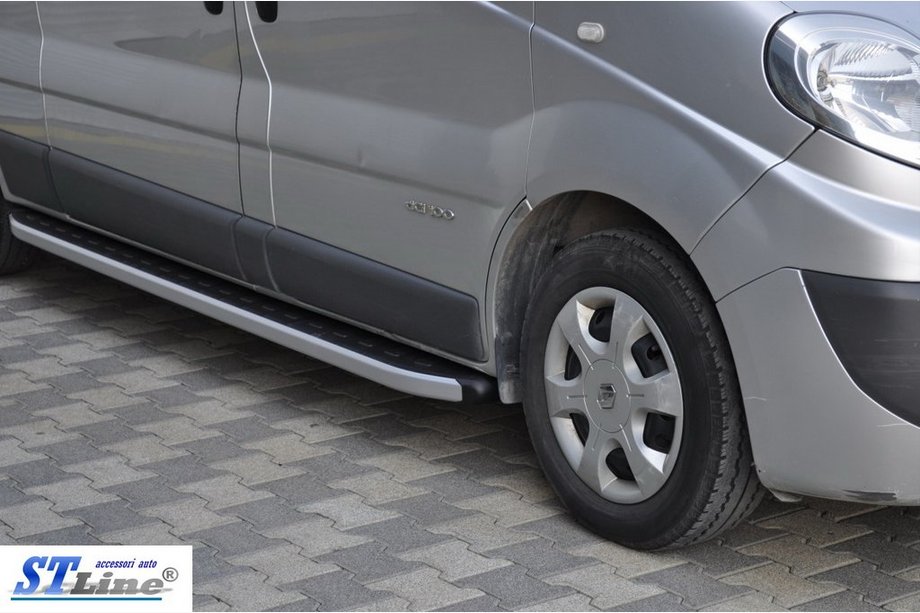 Opel Vivaro 2001–2015 Estribos laterales King (2 uds., aluminio) Batalla Larga Foto 2