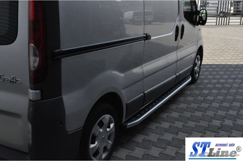 Opel Vivaro 2001–2015 Estribos laterales King (2 uds., aluminio) Batalla Larga Foto 4