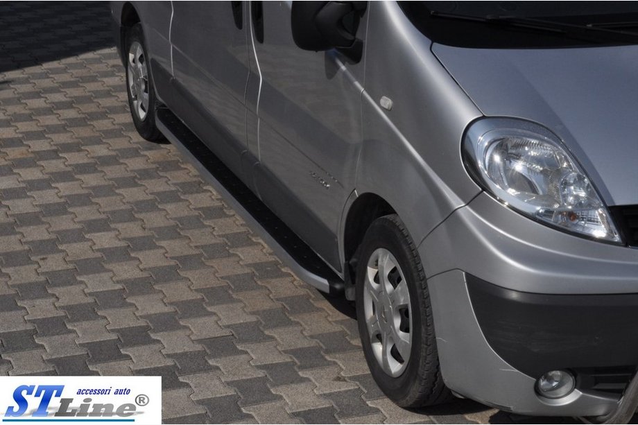 Opel Vivaro 2001–2015 Estribos laterales King (2 uds., aluminio) Batalla Larga Foto 5