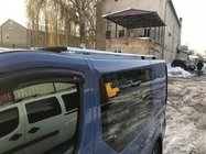 Opel Vivaro 2001–2015 Barras de Techo Cromo (Pies de Plastico) Corto, Pies de Plastico foto 2