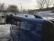 Opel Vivaro 2001–2015 Barras de Techo Cromo (Pies de Plastico) Corto, Pies de Plastico foto 3