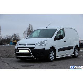 Defensa Delantera WT022 (Acero Inoxidable) Peugeot Partner Tepee 2008-2018 foto 2