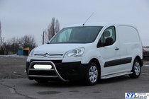 Peugeot Partner Tepee 2008-2018 Defensa Delantera WT022 (Acero Inoxidable) foto 2