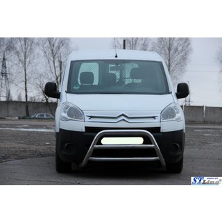 Defensa Delantera WT022 (Acero Inoxidable) Peugeot Partner Tepee 2008-2018 foto 4