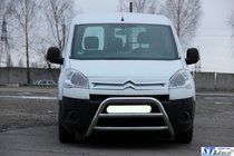 Peugeot Partner Tepee 2008-2018 Defensa Delantera WT022 (Acero Inoxidable) foto 4
