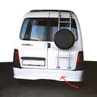 Peugeot Partner 1996-2008 Cubierta de parachoques trasero (imprimada para pintar) foto 2