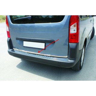 Moldura de maletero acero inoxidable Citroen Berlingo 2008-2018 foto 1