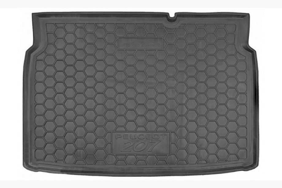 Peugeot 207 2006–2014 Alfombrilla de maletero (plástico) Image
