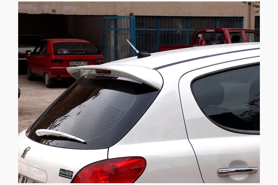 Peugeot 207 2006–2014 Alerón Meliset (imprimado para pintar) Image