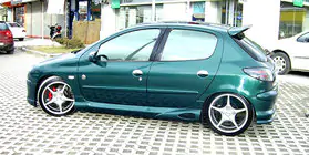 Peugeot 206 1998-2024 Faldones Laterales (imprimados para pintar) foto 1