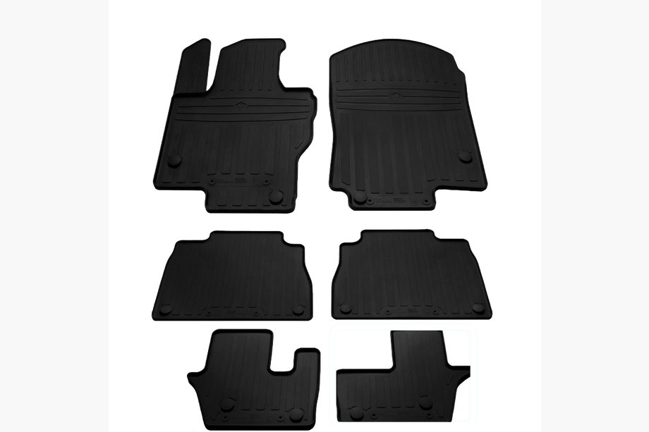 Mercedes GLS X167 2019- Alfombrillas de goma (6 uds, Stingray Premium) Image