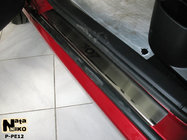 Peugeot 307 2001-2008 Cubiertas de Umbral Nataniko (4 uds., Acero Inoxidable) foto 1