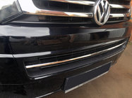 Volkswagen T5 2010-2015 Moldura para rejilla de parachoques (acero inoxidable) Carmos - Acero Inoxidable Turco foto 1