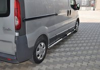 Opel Vivaro 2001–2015 Tubos Laterales (2 uds., Acero Inoxidable) 60 mm, batalla corta foto 2