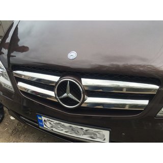 Cubiertas de Parrilla Cromadas (2006-2013, Acero Inoxidable) Mercedes Sprinter W906 2006–2018 foto 4
