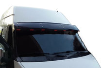 Ford Transit 2000–2014 Visera para parabrisas (negro brillo, 5mm) foto 1