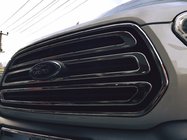 Ford Transit 2014- Cubiertas de Parrilla Cromadas (2014-2018, 3 uds, Acero Inoxidable) OmsaLine - Acero Inoxidable Italiano foto 4