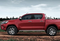 Toyota Hilux 2015- Molduras de ventanas acero inoxidable (4 uds) foto 1