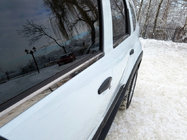 Renault Duster 2008–2017 Molduras de Ventana Cromo Negro (4 uds., Acero Inoxidable) foto 1