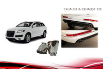 Audi Q7 2005-2015 Colas de escape (2 uds) foto 2
