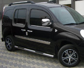 Renault Kangoo 2008–2020 Barras Laterales BB002 (2 uds., Acero Inoxidable) 60 mm, batalla corta foto 1