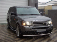 Range Rover Sport 2005-2013 Defensa delantera simple (acero inoxidable) foto 1