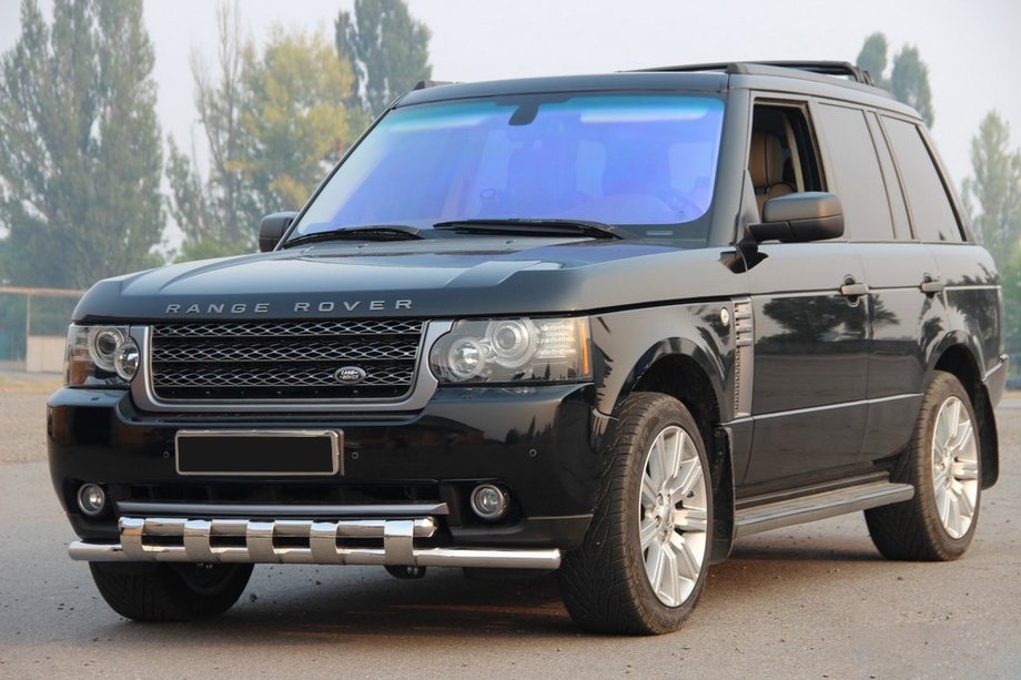 Range Rover III L322 2002-2012 Defensa Delantera ST015 (Acero Inoxidable) Image