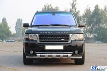Range Rover III L322 2002-2012 Defensa Delantera ST015 (Acero Inoxidable) foto 2