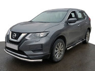 Nissan X-trail T32/Rogue 2014-2021 Defensa Delantera ST008 (Acero Inoxidable) foto 1