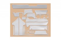 BMW 5 Series E34 1988-1995 Cubiertas de Panel de Salpicadero Aluminio foto 2