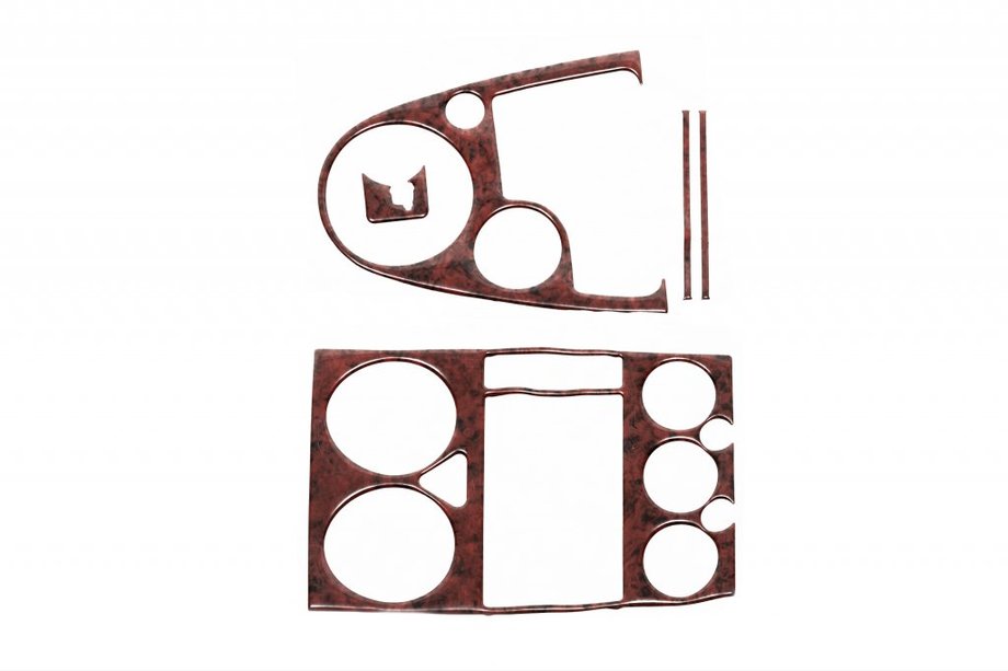 Ford Fiesta 2002-2008 Embellecedores de salpicadero interior (2002-2005) Aluminio Image