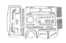 Volkswagen T6 2015-2024 Cubiertas de Panel de Salpicadero (2015-2019) foto 2