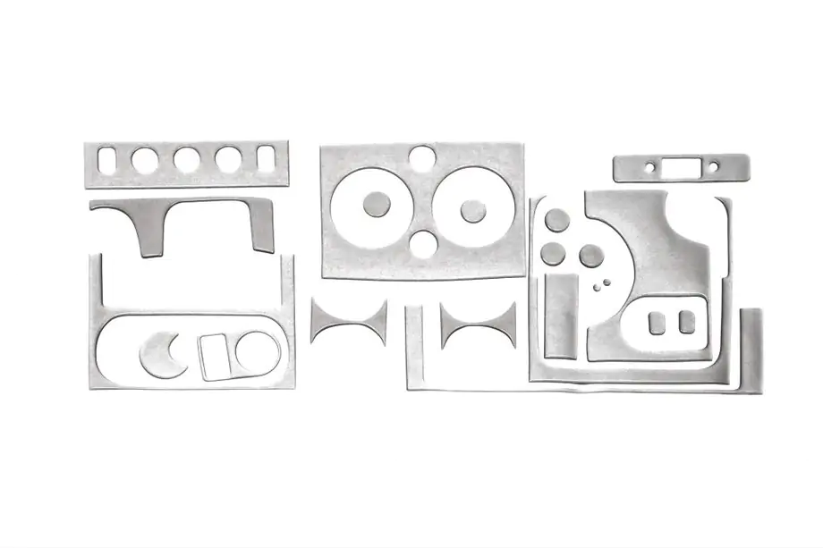Citroen Berlingo 1996-2008 Embellecedores de salpicadero efecto aluminio Hartman (2003-2008) Image