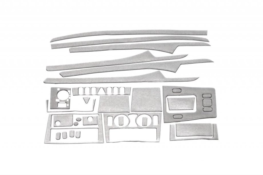 Mercedes C-class W202 1993-2001 Embellecedores de salpicadero efecto aluminio Hartman (1995-1997) Image