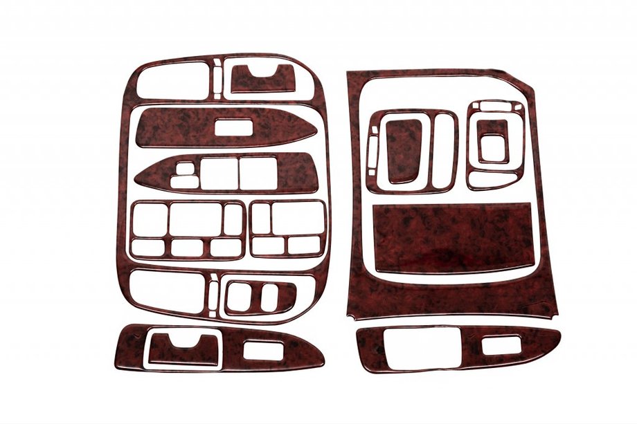 Toyota Land Cruiser 100 1998-2007 Cubiertas de Panel de Salpicadero Aluminio Image