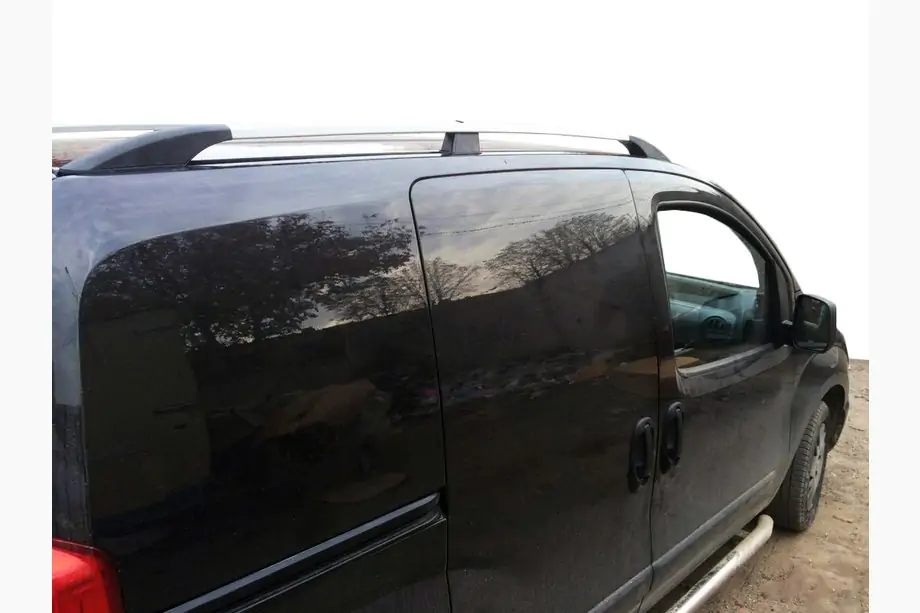 Citroen Nemo 2007-2017 Oferta!!! Barras de Techo Gris Metalizado (Pies de Plastico) Image