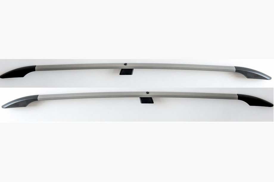 Renault Trafic 2015- Barras de Techo Gris Metalizado (Pies de Plastico) Image