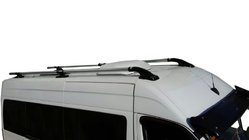 Mercedes Sprinter W901/902/903/904/905 1995–2006 Barras de techo (Original, 2 uds, Aluminio) foto 1