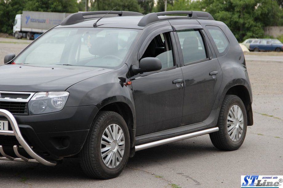 Dacia Duster 2008-2018 Tubos Laterales (2 uds., Acero Inoxidable) Foto 2