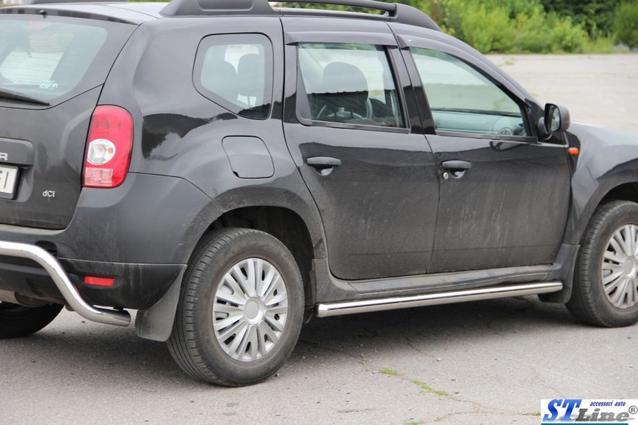 Dacia Duster 2008-2018 Tubos Laterales (2 uds., Acero Inoxidable) Foto 3