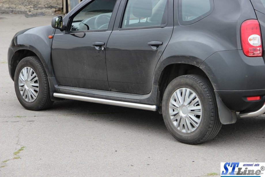 Dacia Duster 2008-2018 Tubos Laterales (2 uds., Acero Inoxidable) Foto 5
