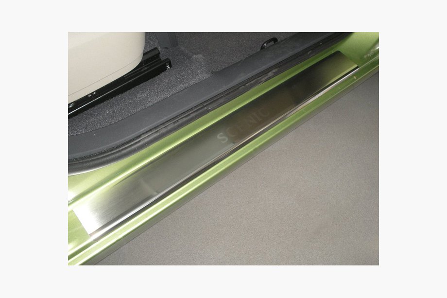 Renault Twingo 2007-2014 Cubiertas de Umbral Nataniko (2 uds., Acero Inoxidable) Image